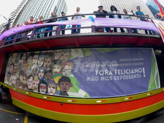Protesto contra Marco Feliciano  - Foto: Flavio Moraes/G1